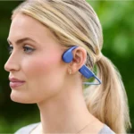 BoneBeatz Conduction Pro Headphones, Open Ear, Bluetooth 5.3, IPX8 Waterproof, 16GB Storage, 10 Hours Playtime Wireless Earphones, Lightweight & Comfortable for Swimming, Running, Cycling