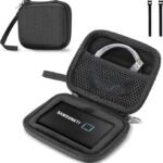 Protective Case for External SSD - Fits Samsung Portable SSD T7 | T7 Touch SSD 500GB 1TB 2TB USB 3.2 External Hard Drives - EVA Soft Travel Organizer - Perfect for Other Small Accessories