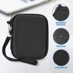 Protective Case for External SSD - Fits Samsung Portable SSD T7 | T7 Touch SSD 500GB 1TB 2TB USB 3.2 External Hard Drives - EVA Soft Travel Organizer - Perfect for Other Small Accessories - Image 3